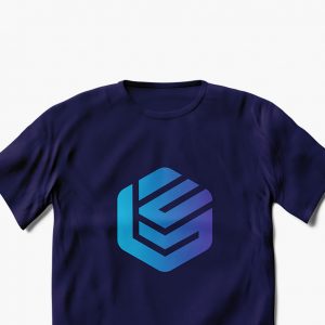 Logolu Koyu Mavi T-shirt 